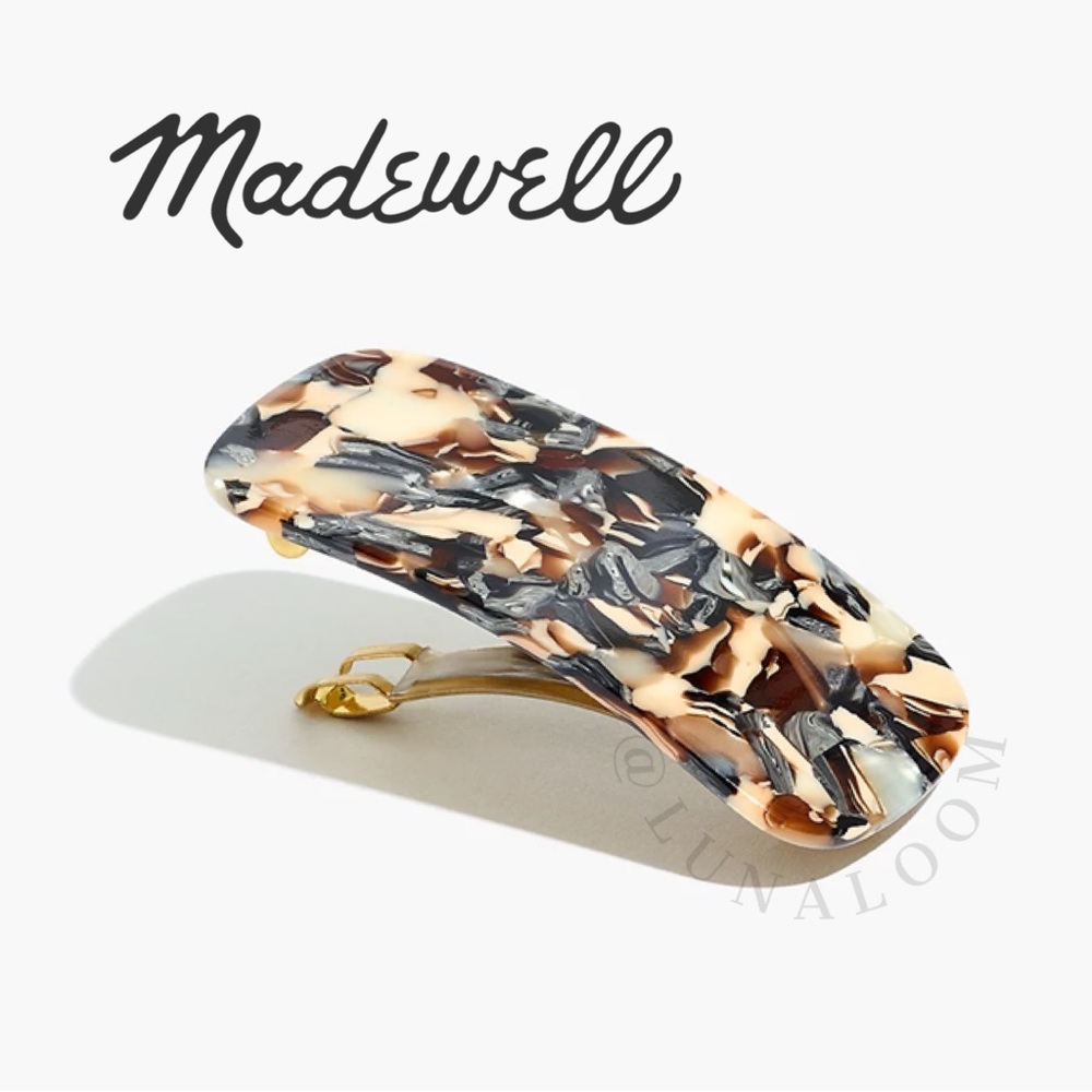 Madewell 🆕 | 🎄💎Marbled Chunky Barrette.